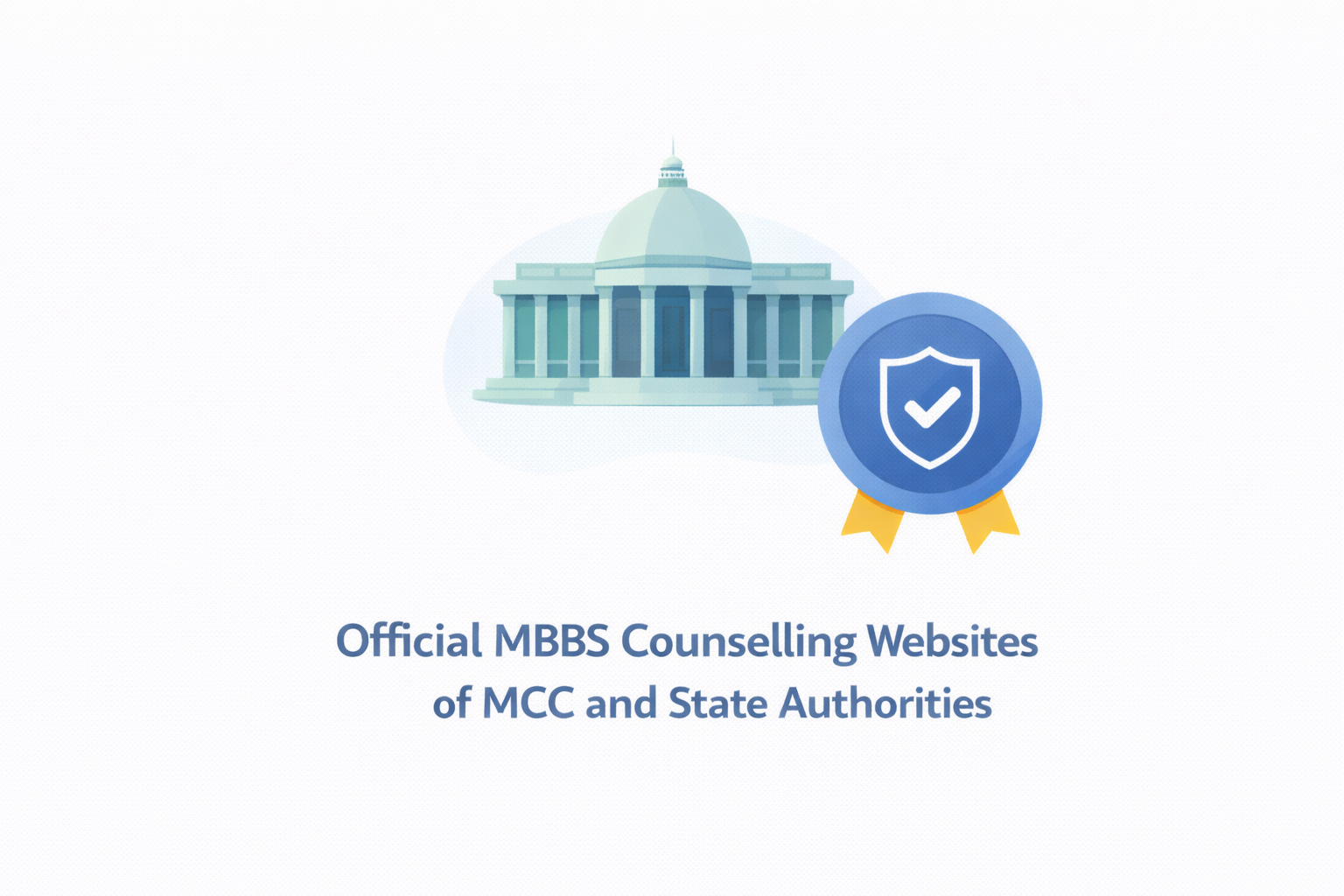 Official MBBS counselling websites of MCC and state authorities
